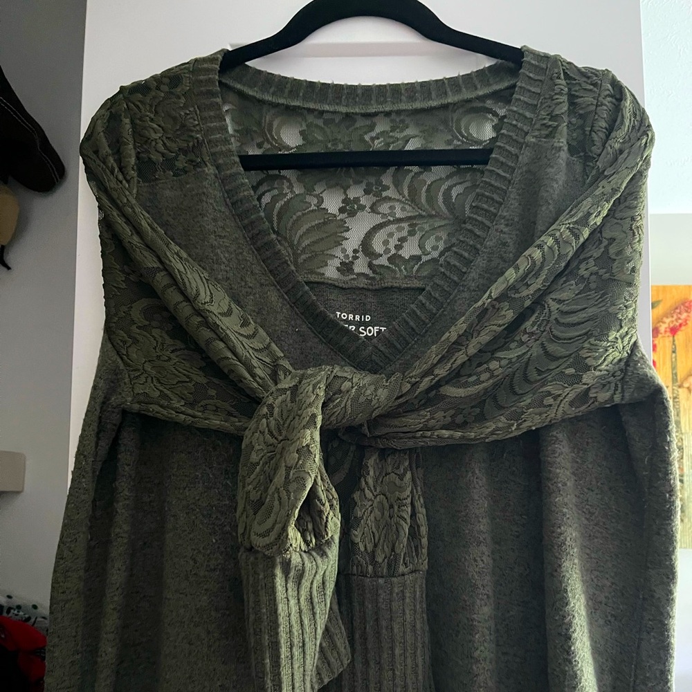 Torrid soft knit top size 1 or xl